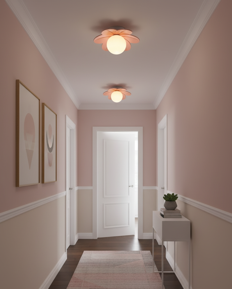 Lámparas de techo caprichosas para interiores luminosos