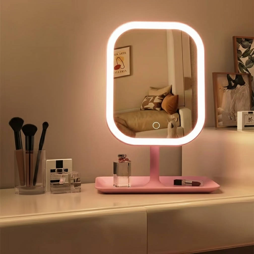 Travel Makeup Mirror With Lights - product detail 6