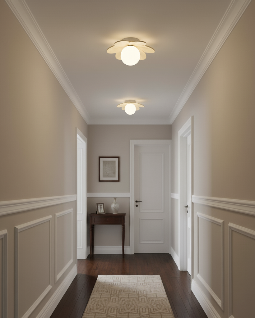 Lámparas de techo caprichosas para interiores luminosos
