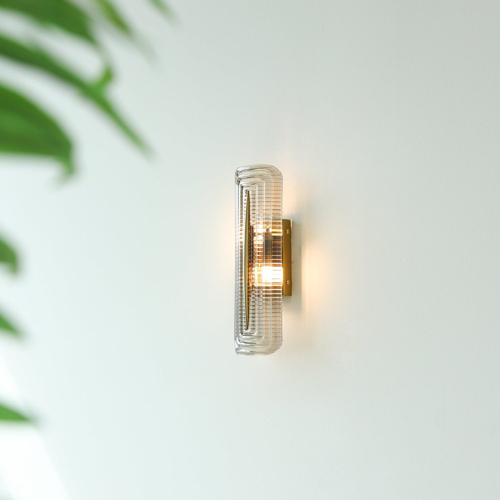Lámparas de pared geométricas para interiores modernos