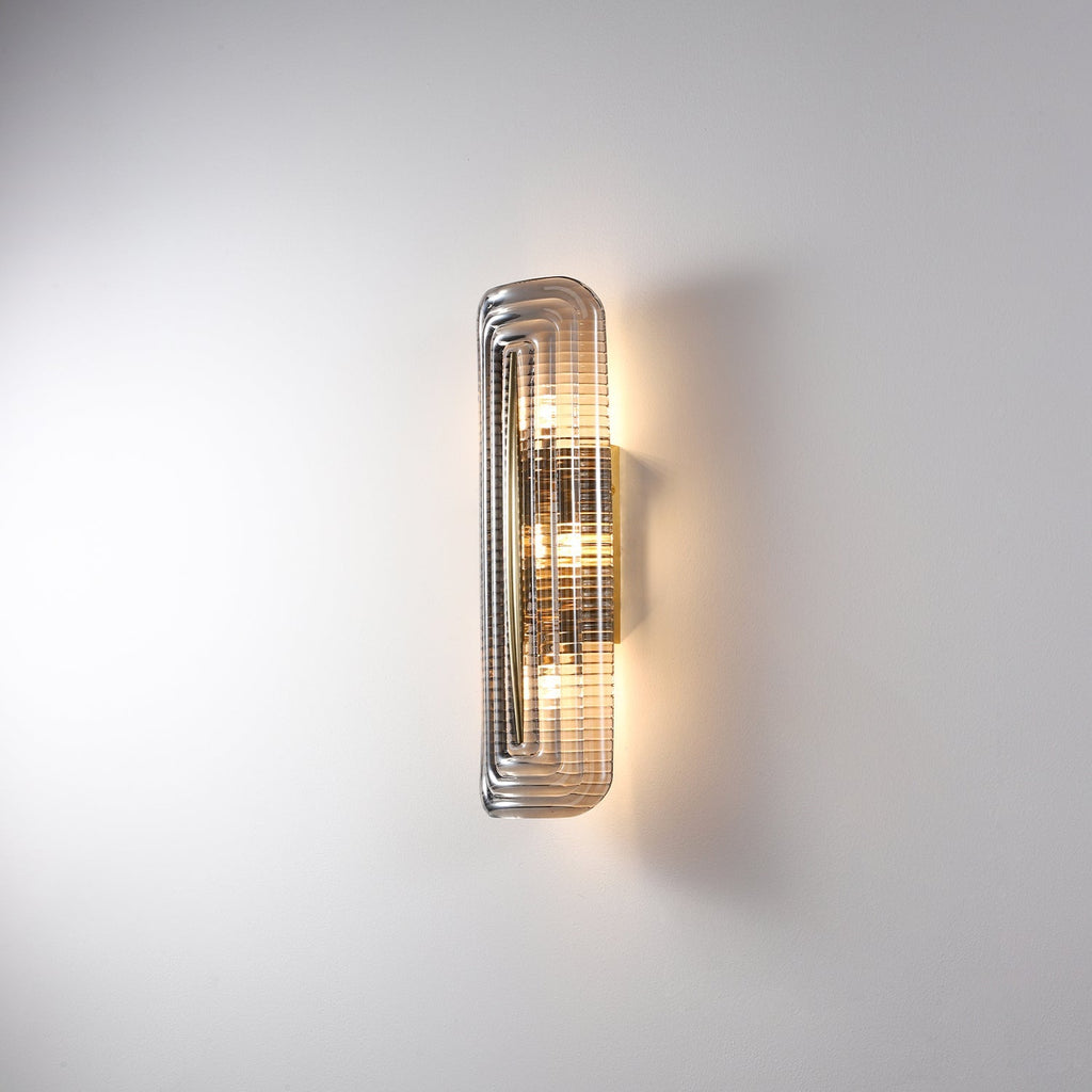 Lámparas de pared geométricas para interiores modernos