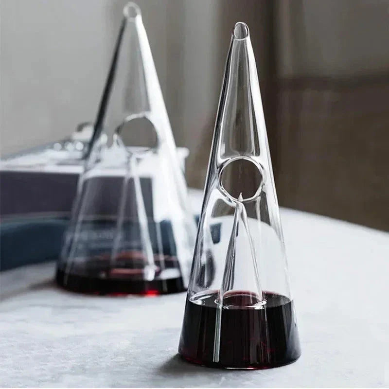 Double Pyramid Waterfall Decanter - product detail 2