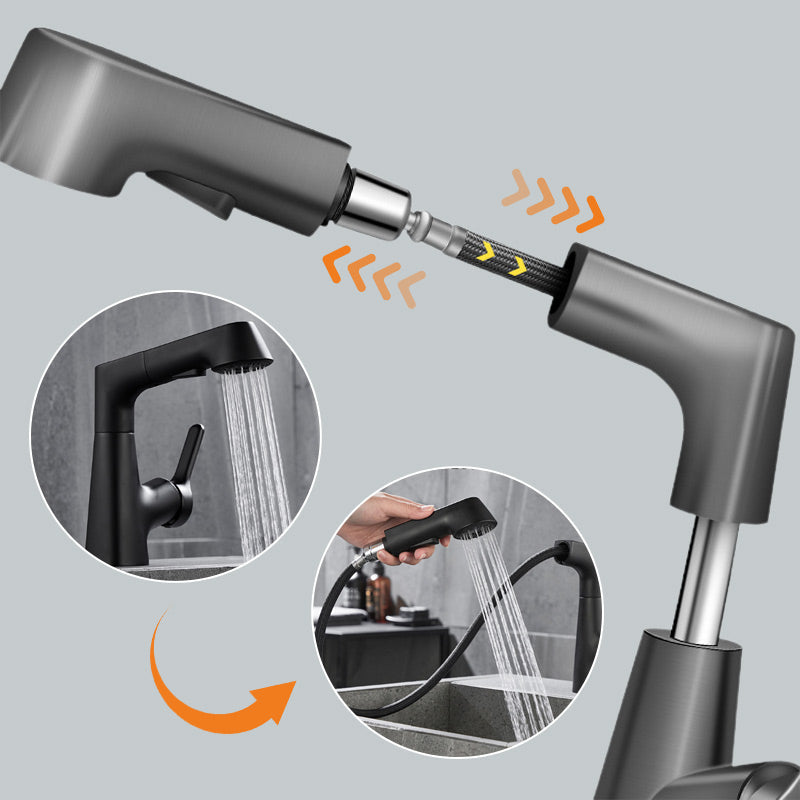 Single-Hole Basin Tap With Pull-Out Spray Head - product detail 4