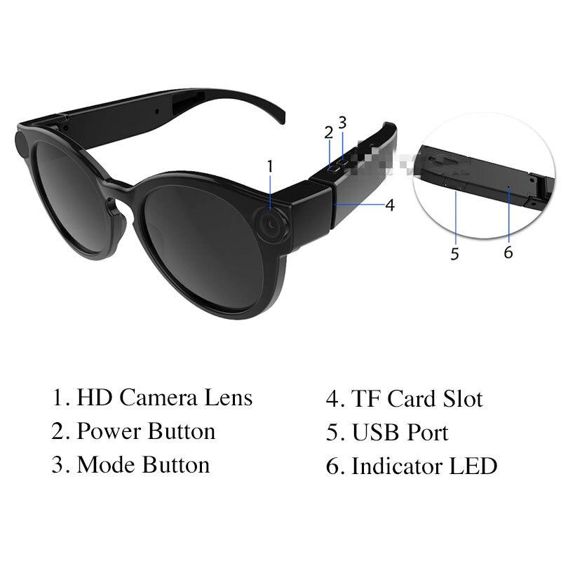 Bicycling Glasses WiFi Mini Camera HD 1080P DVR Video Audio Recorder - product image 6