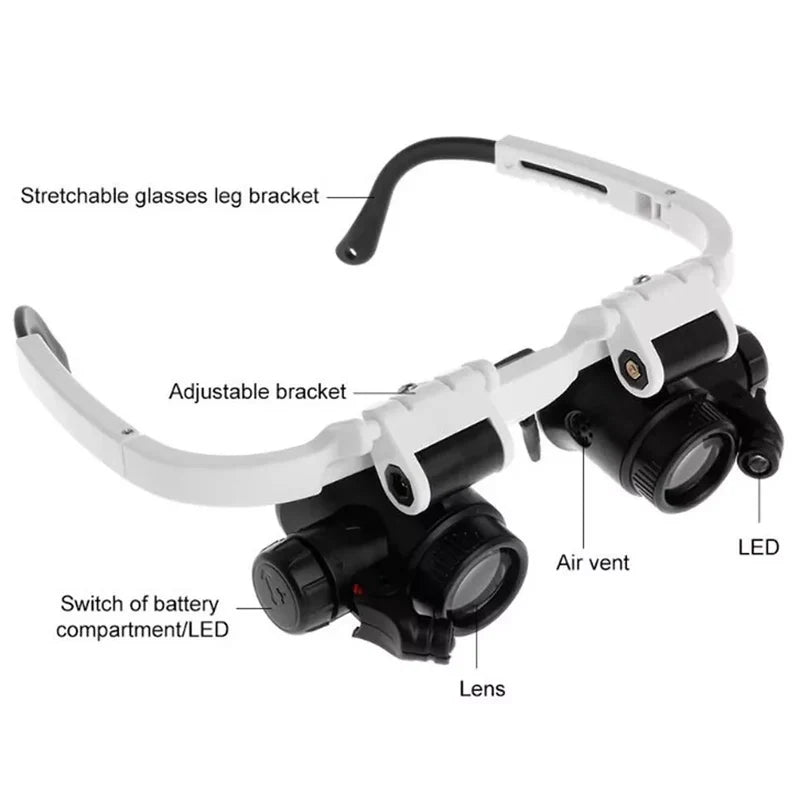 LED Glasses Magnifier 8x 15x 23x - product image 8