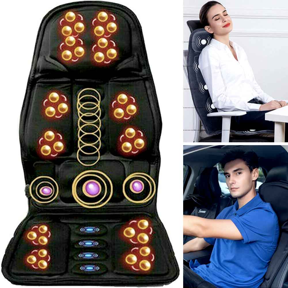 NOMOVA Fashionable Massage Chair Cushion With Heated Neck Pillow