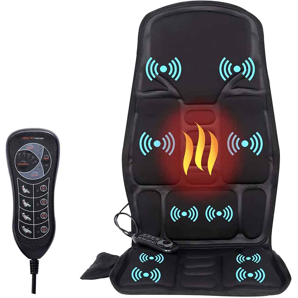 Fashionable Massage Chair Cushion With Heated Neck Pillow - product detail 2