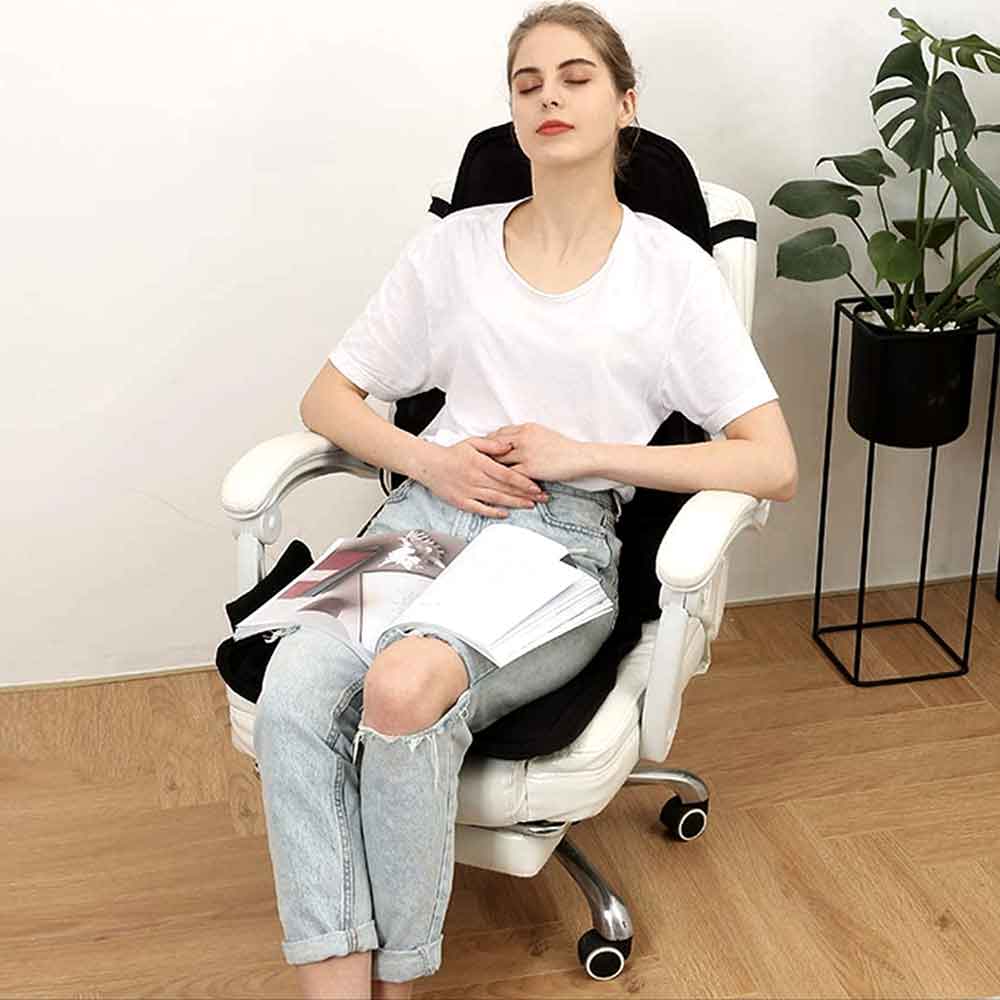 Fashionable Massage Chair Cushion With Heated Neck Pillow - product detail 3