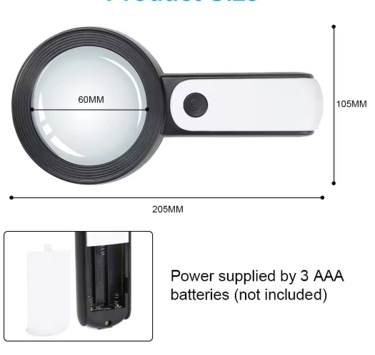 30x Magnifying Glass For Seniors - product detail 3