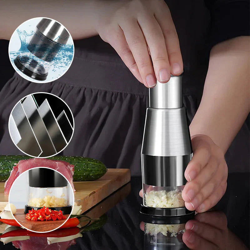 Compact Garlic Chopper for Fine Chopping - product detail 3
