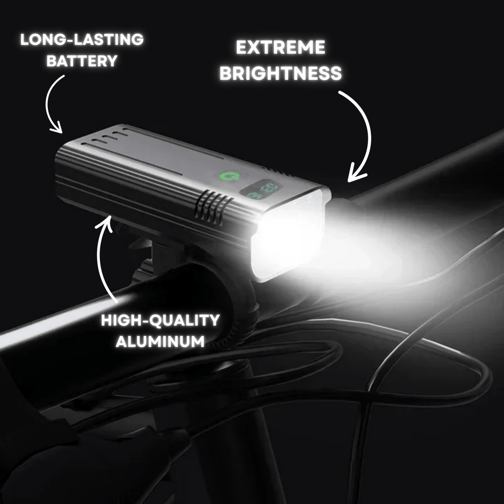 5000 Lumen Bike Light with 12 LEDs & USB-C Rechargeable - product detail 3