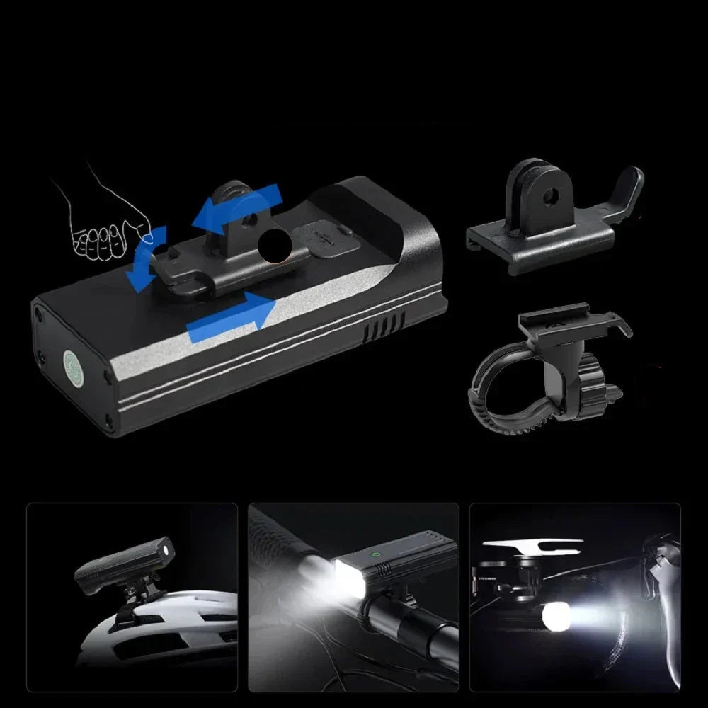 5000 Lumen Bike Light with 12 LEDs & USB-C Rechargeable - product detail 4