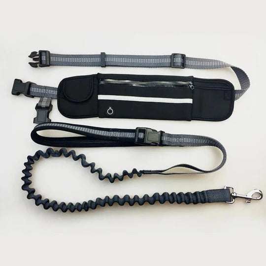 Leash with waist belt for dogs - product detail 2