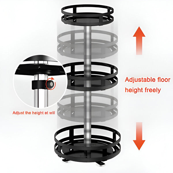 3-Tier Swivel Metal Organizer - product detail 3