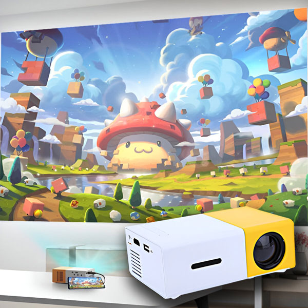 High-Quality HD Mini Home Cinema Projector - product detail 3