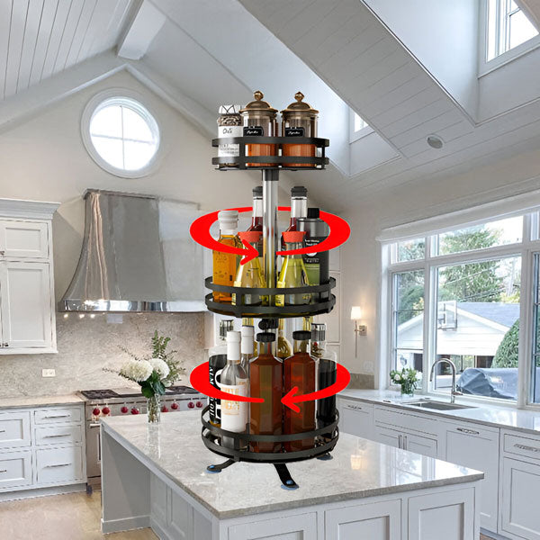 3-Tier Swivel Metal Organizer - product detail 6