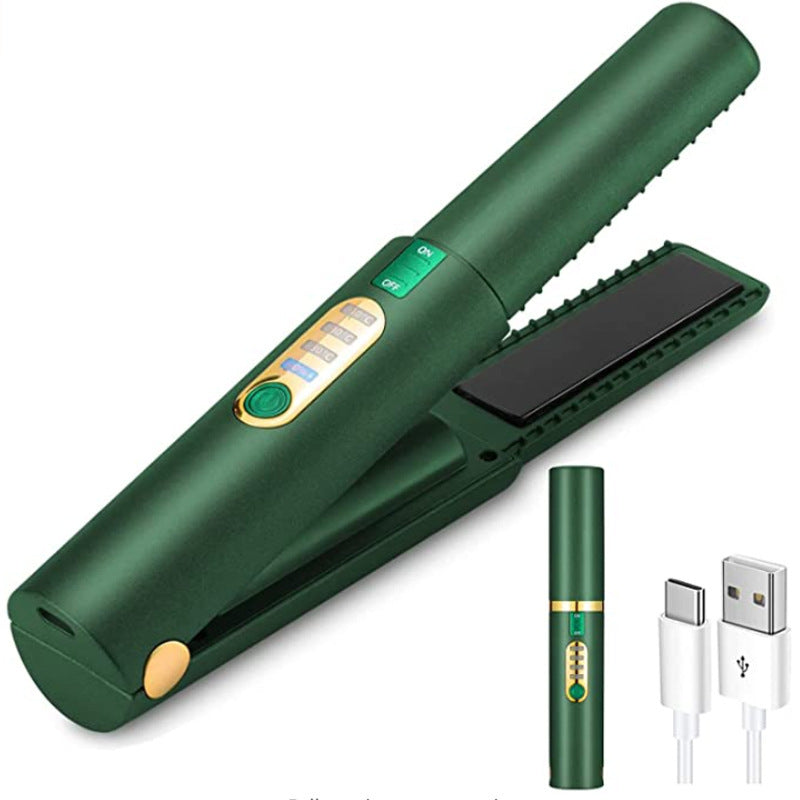 New USB Charging Mini Wireless Travel Hair Iron - product image 1