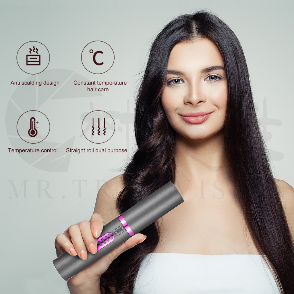 New USB Charging Mini Wireless Travel Hair Iron - product image 4