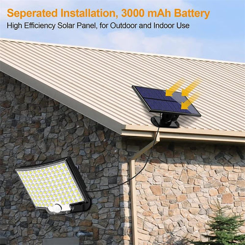 NOMOVA 106 LED Solar Outdoor Light With Motion Sensor