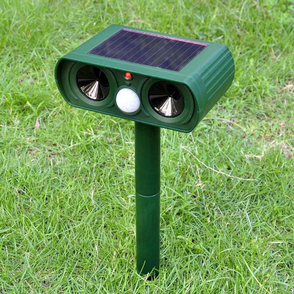 NOMOVA Solar-powered Ultrasonic Animal Repellent