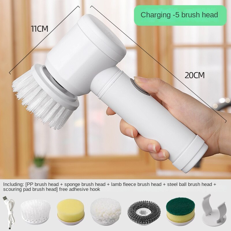 NOMOVA Cordless Electric Cleaning Brush: Multifunctional For The Kitchen And Bathroom