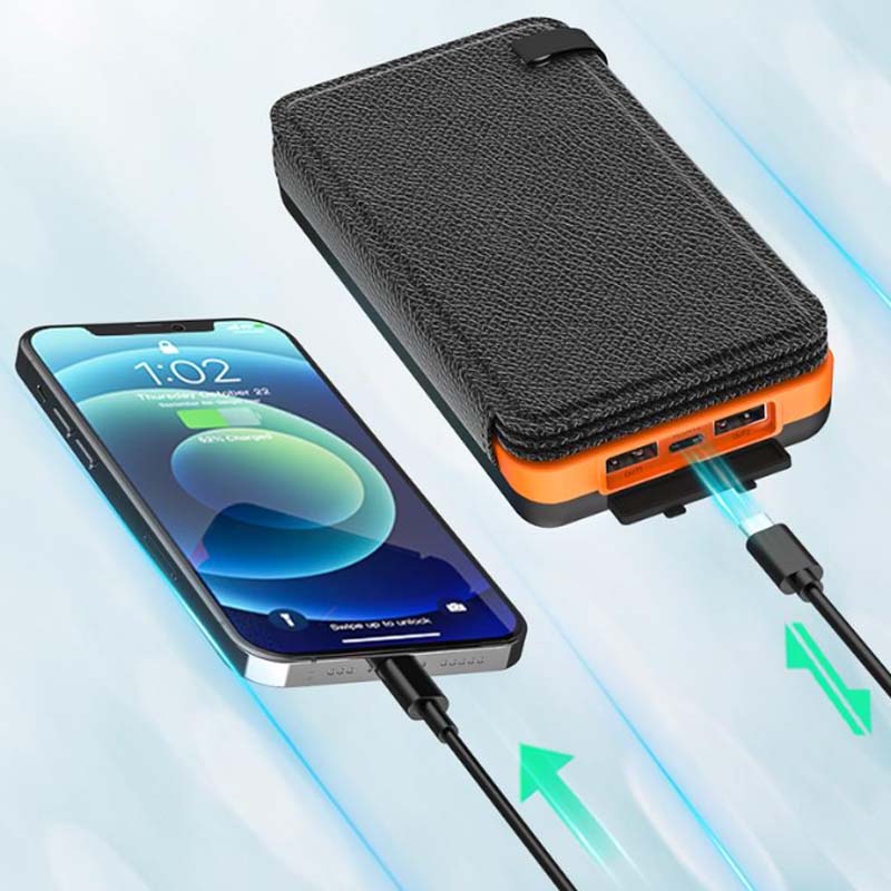 25000mAh high-performance solar power bank - quick charge - product detail 2