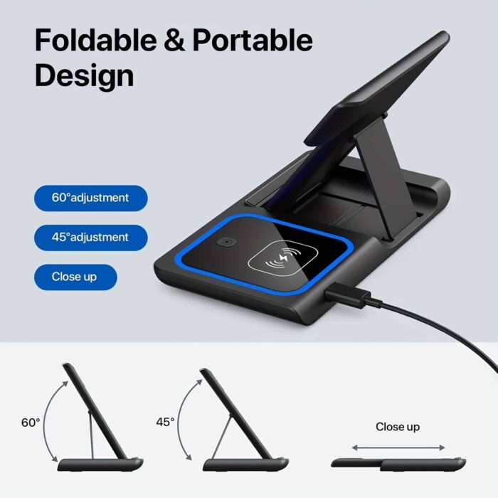 3-in-1 Wireless Induction Charger for iPhone - product detail 2