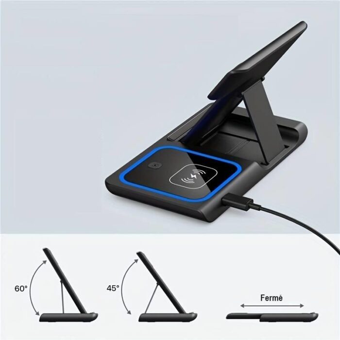 3-in-1 Wireless Induction Charger for iPhone - product detail 4