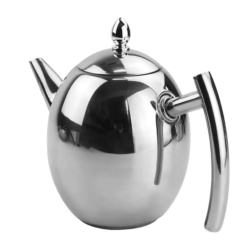 Elegant stainless steel teapot - product detail 3