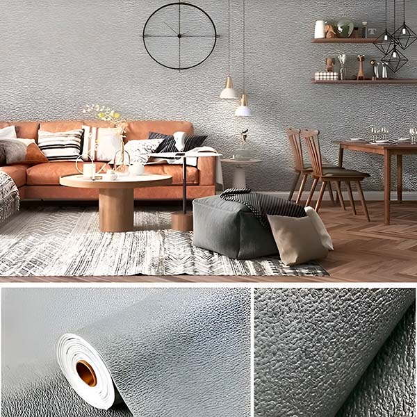 Self-Adhesive Textured Wallpaper - product detail 6