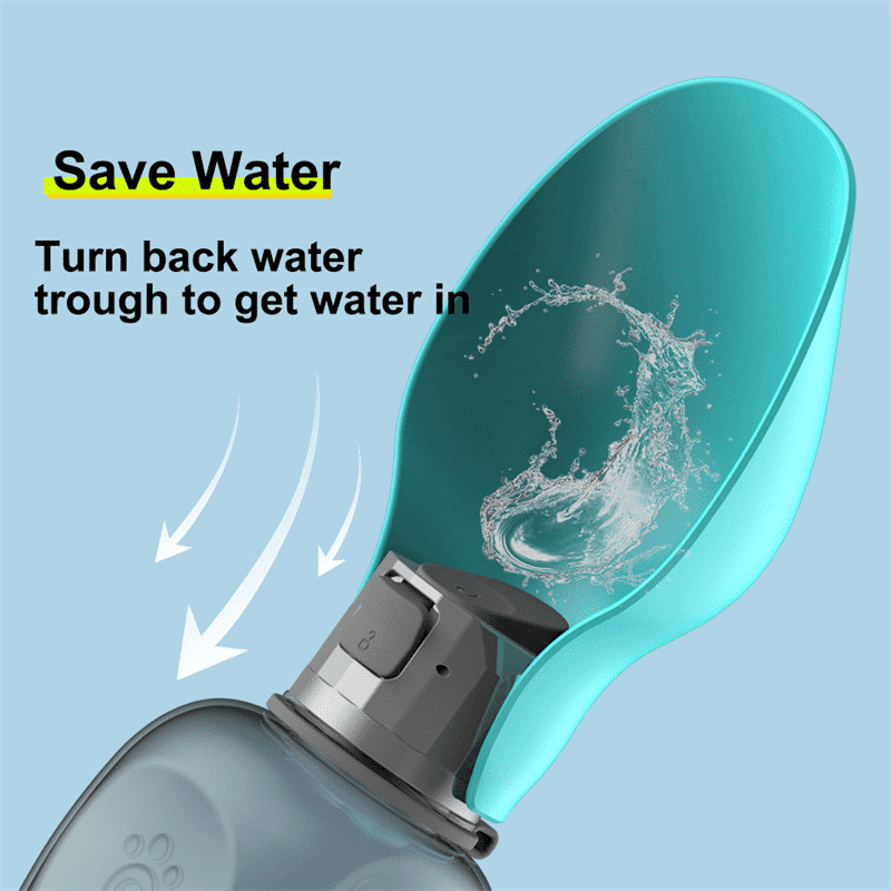 Travel Water Bottle For Dogs With Foldable Leak-proof Bowl - product detail 6