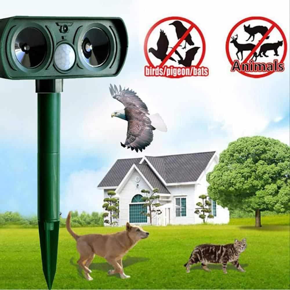 Solar-powered Ultrasonic Animal Repellent - product detail 7