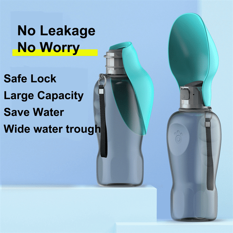 Travel Water Bottle For Dogs With Foldable Leak-proof Bowl - product detail 7