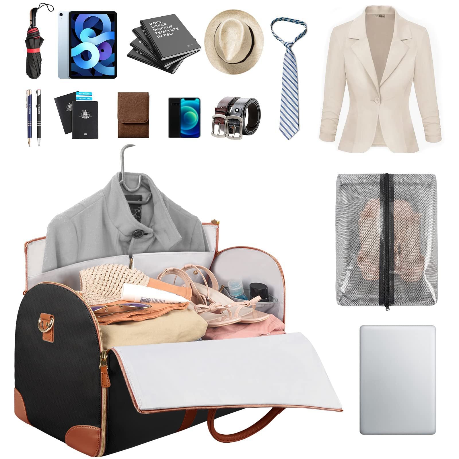Travel Bag With Extra Space - product detail 3