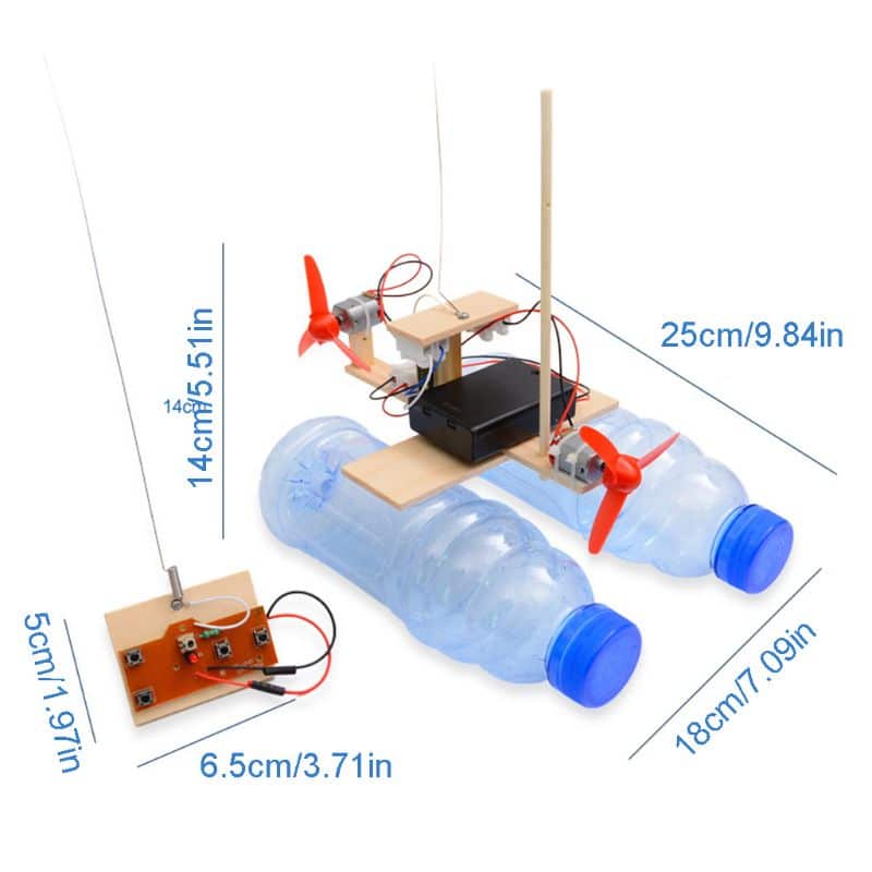 Wooden RC boat - product image 2