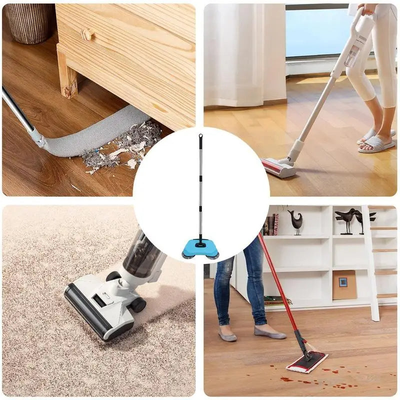 Manual 2-in-1 Broom with Rotating Brush - product detail 3