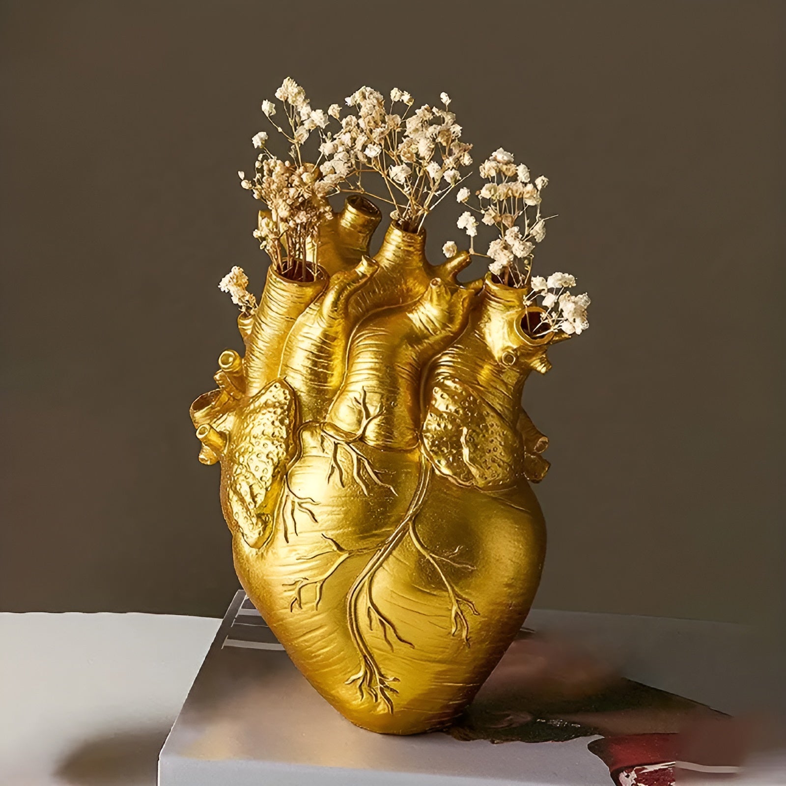 Bamboo & Wood Lively Heart-Shaped Vase - product detail 3
