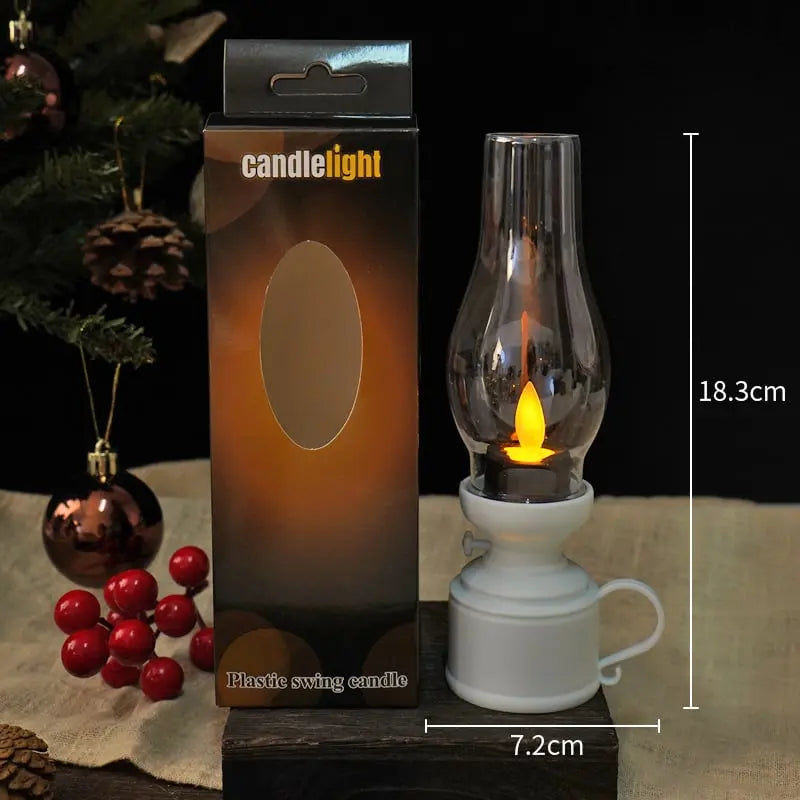 LED Lantern – Warm Atmosphere, Battery-Powered & Outdoor Safe