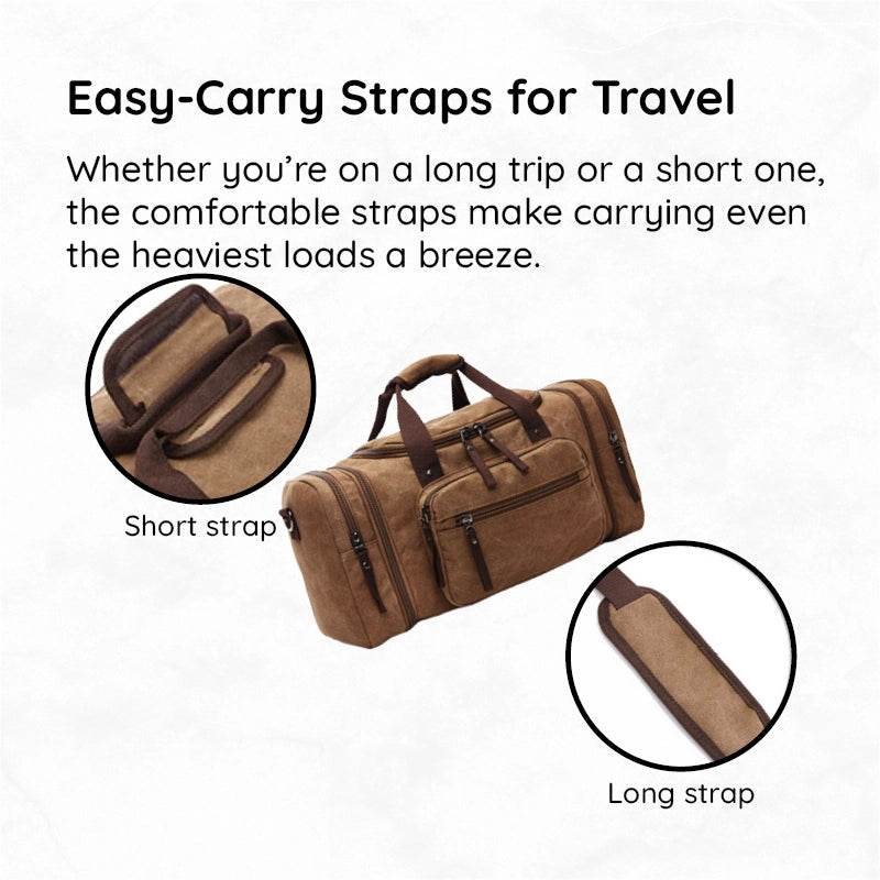 Large Capacity Canvas Travel Bag - product image 7