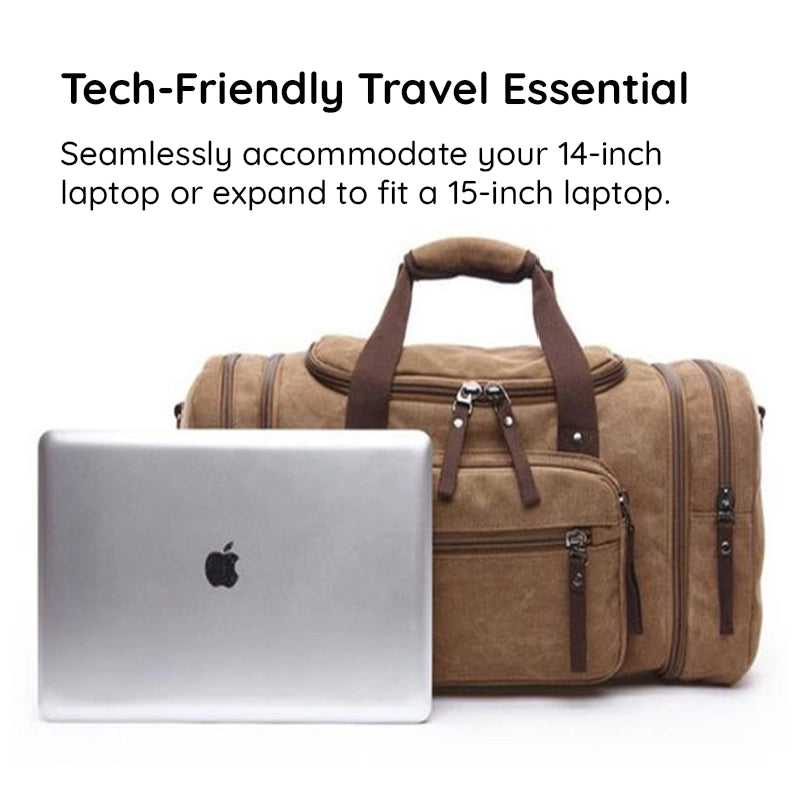 Large Capacity Canvas Travel Bag - product image 9