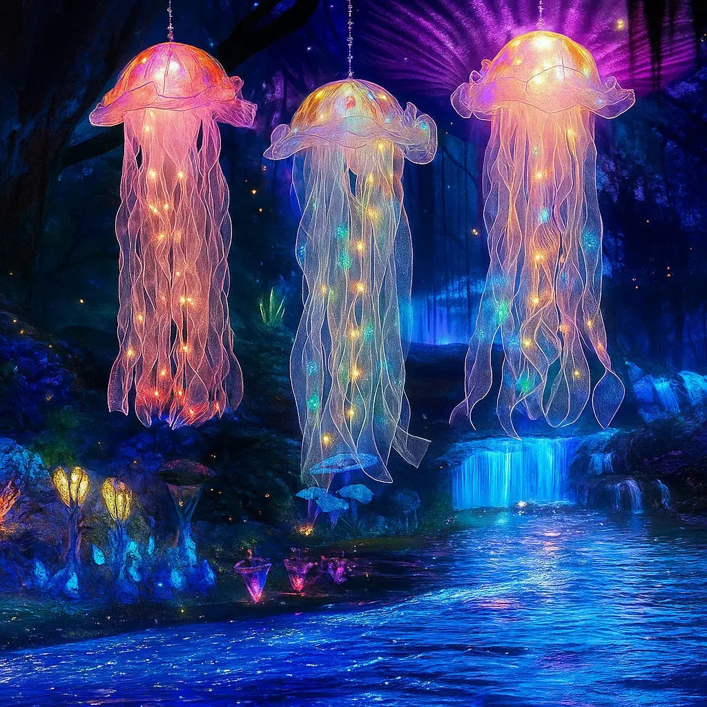 Glowing Jellyfish Decorative Light – Atmospheric Ambiance, LED & Color-Changing