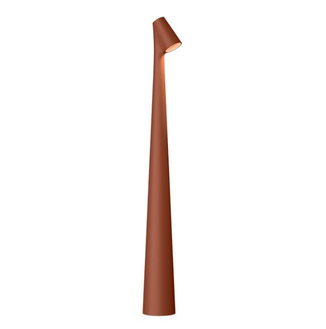 Lámpara de mesa portátil con brillo ajustable y diseño compacto