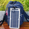 NOMOVA Solar Panel With Portable USB Battery, Waterproof