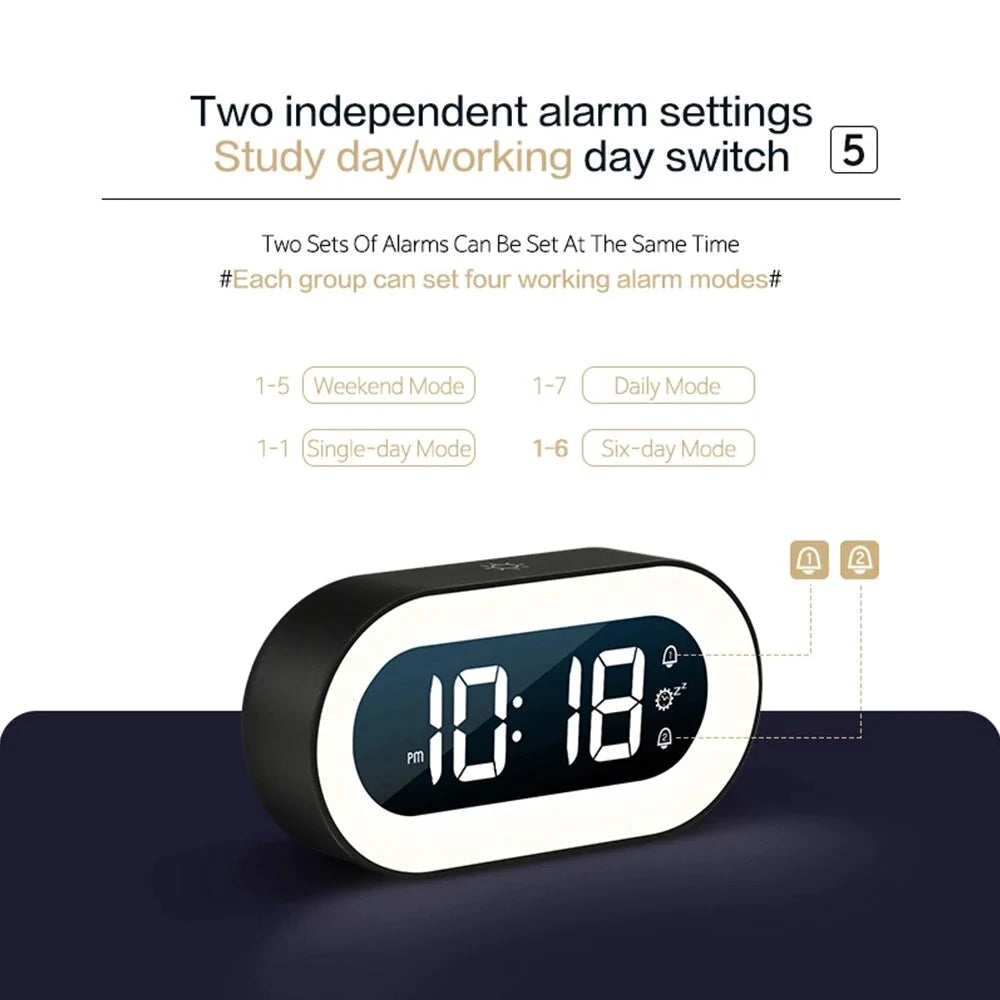 Gentle Light Alarm Clock - product detail 4