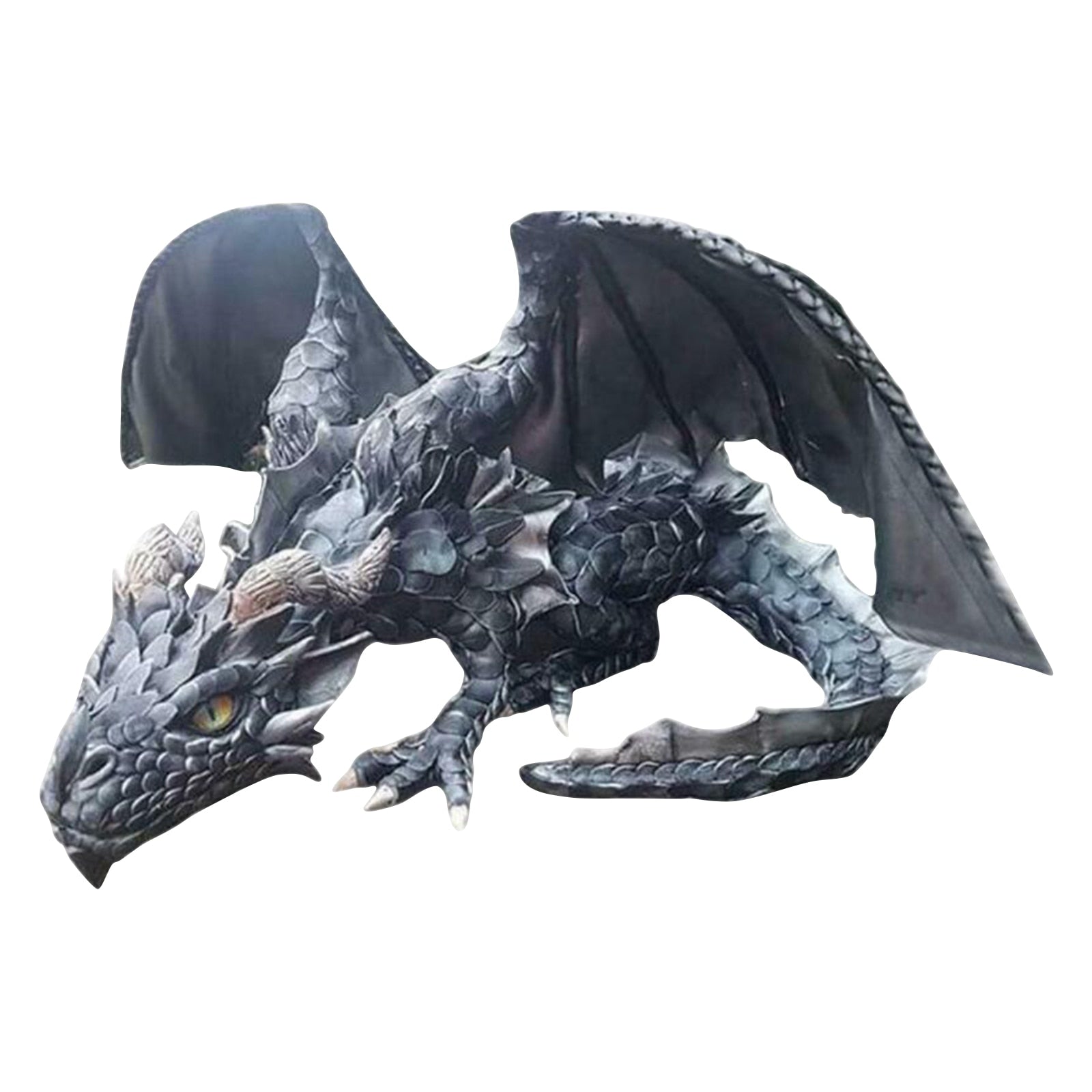 Crouching Dragon Guardian Statue - product detail 3