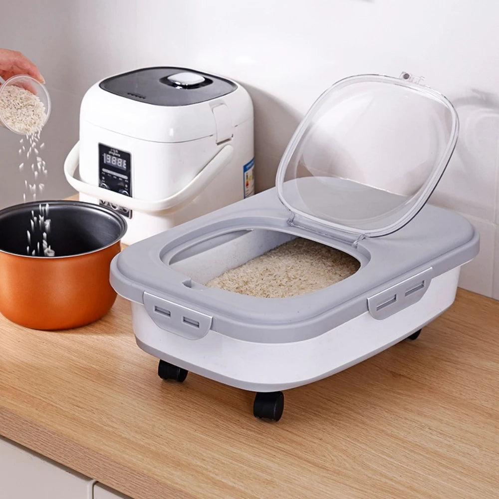 Foldable Food Storage Container with Wheels - product detail 6