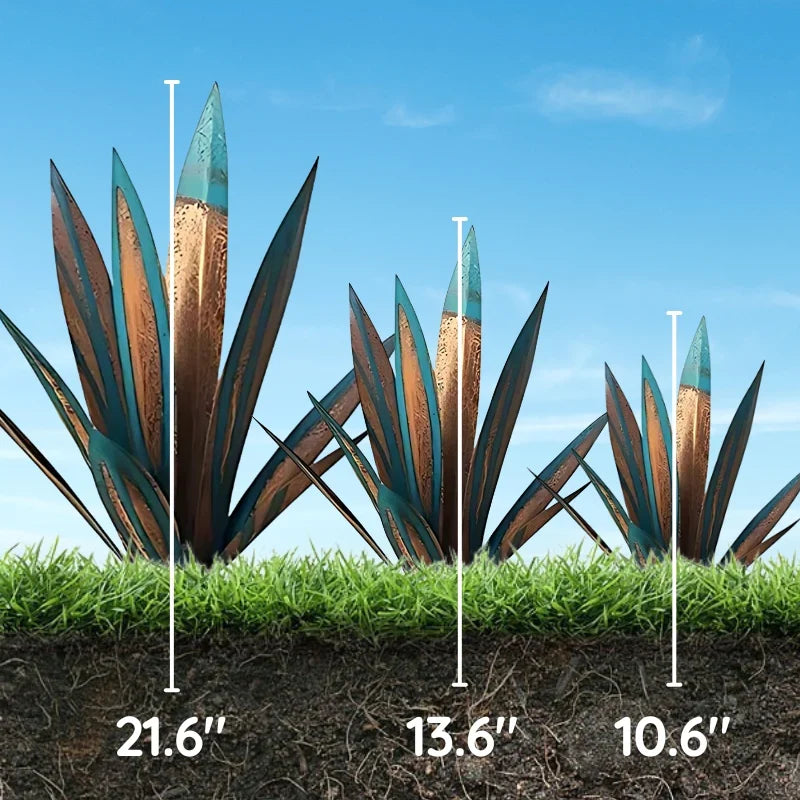 Agave Americana Metal Decorative Plant - product detail 13