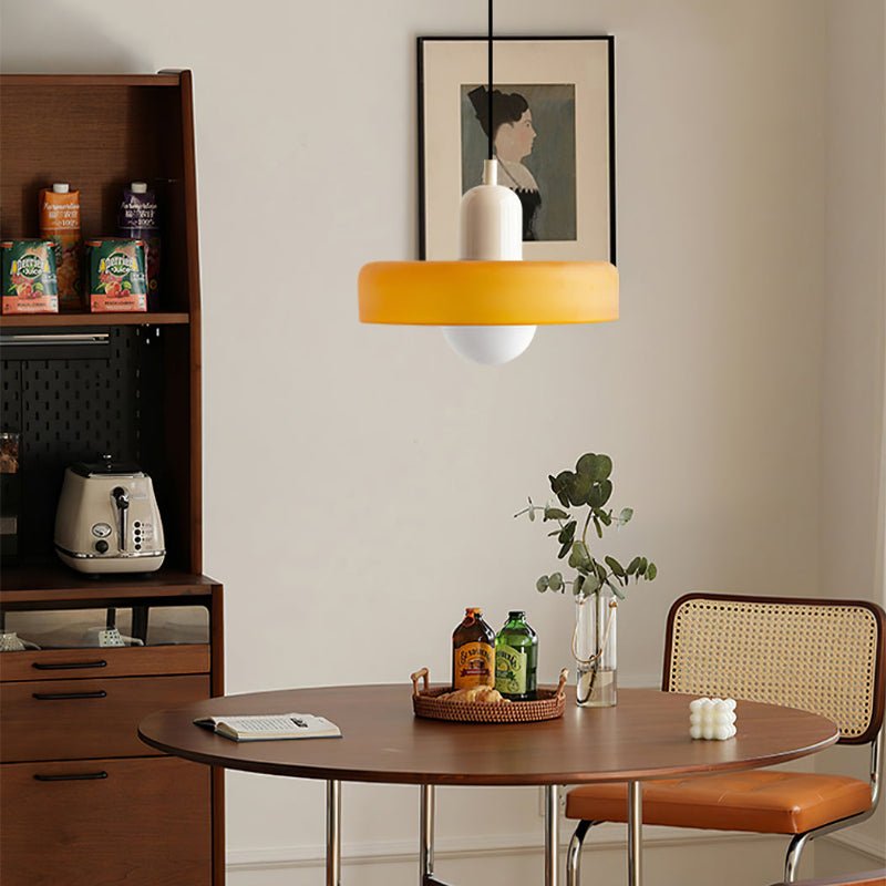 Lámpara colgante decorativa moderna de colores para techo
