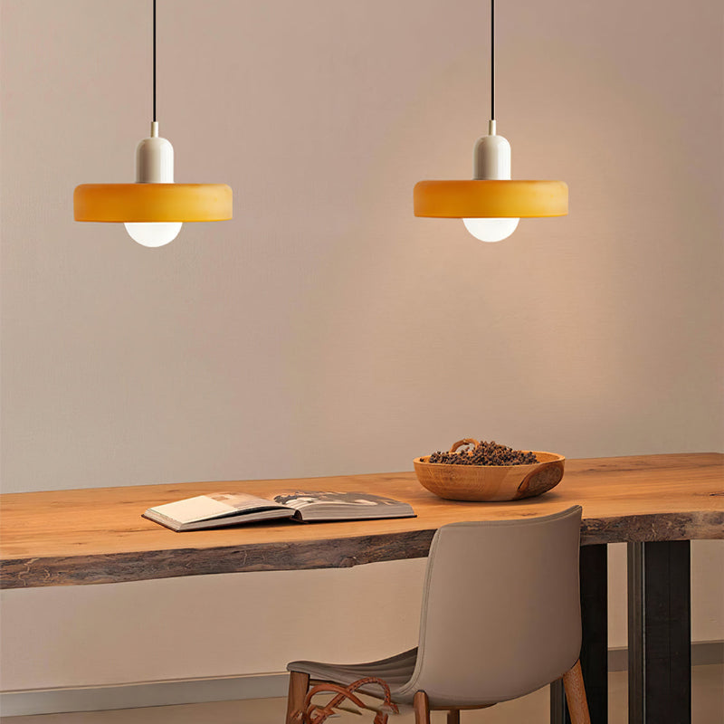 Lámpara colgante decorativa moderna de colores para techo