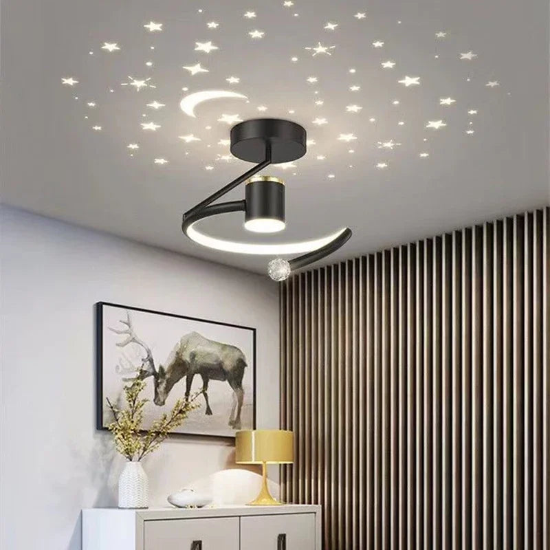 Luz de Techo LED Regulable con Efecto Estrellado para Iluminación de Habitaciones